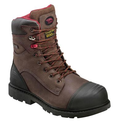 FSIA7573-10.5W image(0) - Avenger Work Boots Hammer 600G Series - Men's 8” Boots - Carbon Nano-Fiber Toe - IC|EH|SR|PR - Brown/Black - Size: 10.5W