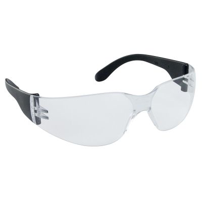 SAS5340 image(0) - SAS Safety NSX Black Temple High-Impact Poly Clear Lens Safe Glasses