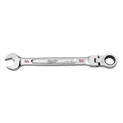 MLW45-96-9818 image(0) - Milwaukee Tool 3/4" Flex Head Ratcheting Combination Wrench