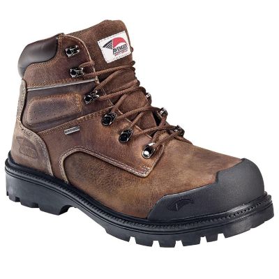 FSIA7258-7.5W image(0) - Avenger Work Boots Dozer Series - Men's Boots - Steel Toe - IC|EH|SR|PR - Brown/Black - Size: 7.5W