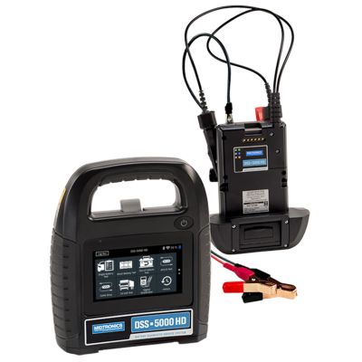 MIDDSS-5000P-HD-KIT image(0) - Heavy-Duty Battery Diagnostic ServiceSystem with Amp Clamp and Intergrated Printer