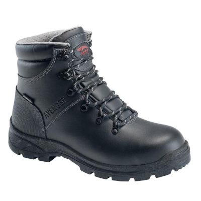 FSIA8624-7.5W image(0) - Avenger Work Boots - Builder Series - Men's Boots - Soft Toe - EH|SR - Black/Black - Size: 7'5W