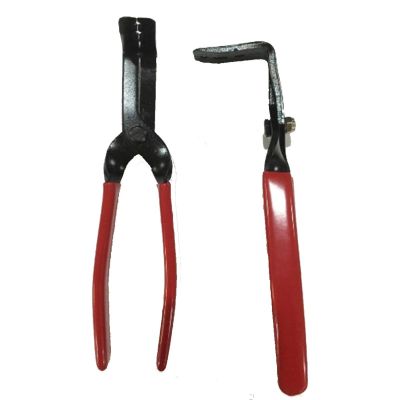STC21725 image(0) - Steck Manufacturing by Milton Right Angle Sure Grip Trim Clip Pliers