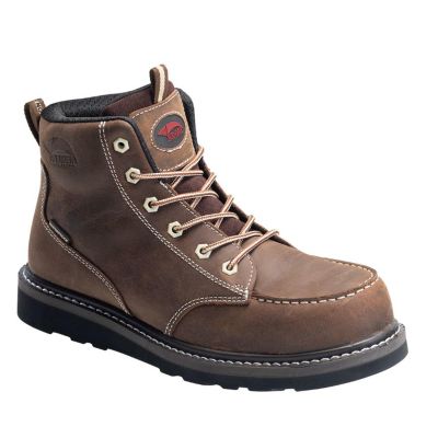 FSIA7607-9.5M image(0) - Avenger Work Boots Wedge Series - Men's Boots - Soft Toe - EH|SR - Brown/Black - Size: 9.5M