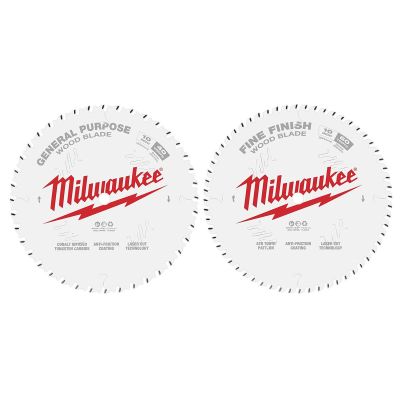 MLW48-40-1036 image(0) - Milwaukee Tool Circular Saw Two-Pack Wood Cutting Blades 10" 40T + 60T