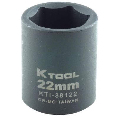 KTI38122 image(0) - K Tool International SOC IMP MET 1/2DR 22MM