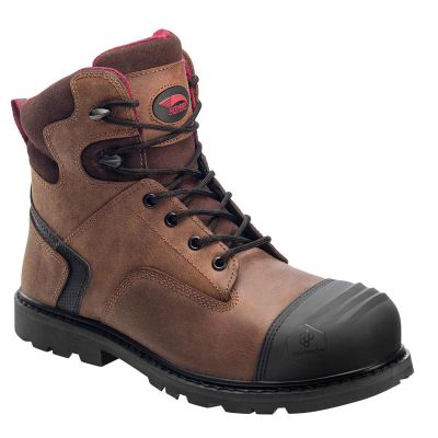 FSIA7542-9.5M image(0) - Avenger Work Boots Spike Series - Men's Boots - Carbon Nano-Fiber Toe - IC|EH|SR - Brown/Black - Size: 9.5M