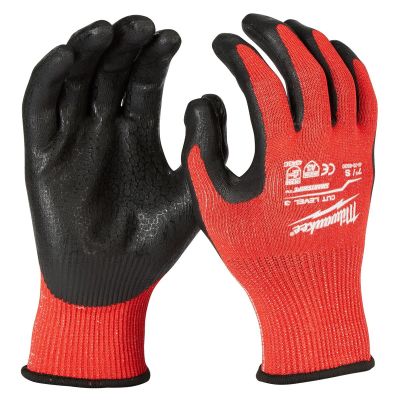 MLW48-22-8930B image(0) - Milwaukee Tool 12 Pk Cut 3 Dipped Gloves - S