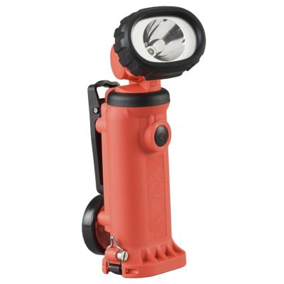 STL91744 image(0) - Streamlight Knucklehead HAZ-LO Spot Intrinsically Safe Alkaline Work Light with Articulating Head, Orange