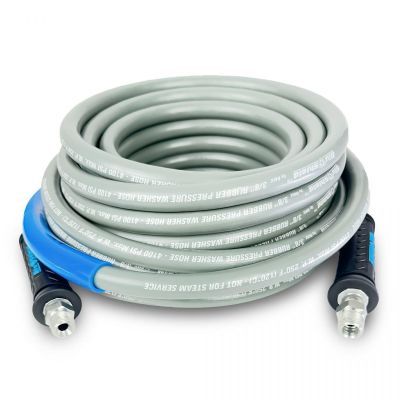 BLBPWDW38100 image(0) - BluBird BluShield Double Wire 3/8" X 100� 6K PSI Pressure Washing Hose