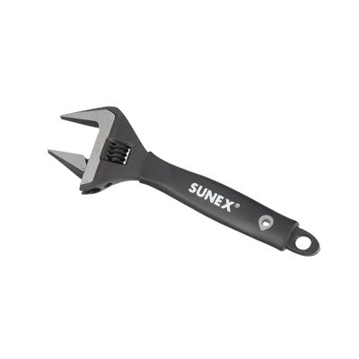 SUN9612 image(0) - Sunex 8 in. Wide Jaw Adjustable Wrench