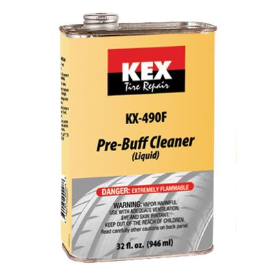 KEXKX-490F-1 image(0) - KEX Tire Repair Pre-Buff Cleaner, (Flammable) 32 ounce can