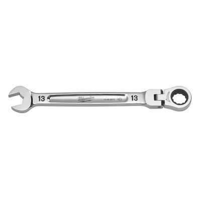 MLW45-96-9613 image(0) - Milwaukee Tool 13mm Flex Head Ratcheting Combination Wrench