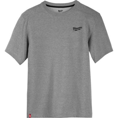 MLW603G-3X image(0) - Milwaukee Tool HYBRID WORK TEE- SS GRAY 3X