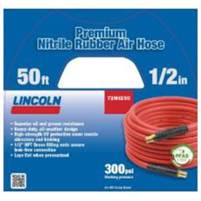 LIN72N1250 image(0) - Lincoln Lubrication 50 FT 1/2' Air/Water Replacement hose(83754)