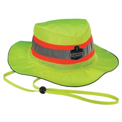 ERG12590 image(0) - Ergodyne 8935CT S/M Lime Evap. Class Headwear Ranger Hat w/CT