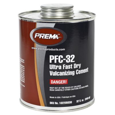 PRMPFC32-1 image(0) - PREMA Ultra Fast Dry Vulcanizing Cement 32 fl. Oz Can