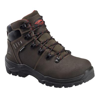 FSIA7402-9W image(0) - Avenger Work Boots Foundation Series - Men's Boots - Carbon Nano-Fiber Toe - IC|EH|SR|PR|MT - Brown/Black -Size: 9W