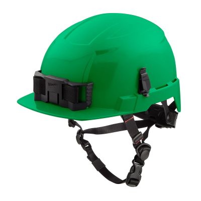MLW48-73-1327 image(0) - Green Front Brim Safety Helmet - Type 2, Class E