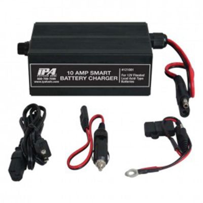 IPACHG-121001 image(0) - Innovative Products Of America 10 Amp Smart Charger (12V DC) (Stand Alone Unit)