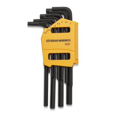 KDT83503 image(0) - GearWrench 13PC METRIC LONG ARM HEX KEY SET