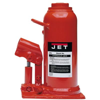 JET453305 image(0) - Jet Tools 5-TON BOTTLE JACK, RED