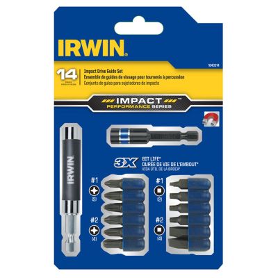 IRWIWAF1314 image(0) - Irwin Industrial 14-Piece Impact Drive Guide Set