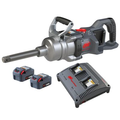 IRTW9691-K2E image(0) - 20V High-torque 1" Cordless Impact Wrench Kit, 3000 ft-lbs Nut-busting Torque, 2 Batteries and Charger, 6" Extended Anvil