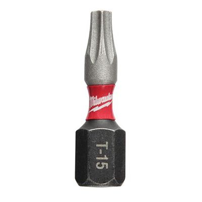 MLW48-32-4428 image(1) - Milwaukee Tool SHOCKWAVE 2-Piece Impact Torx® T15 Insert Bits (3 Pack)