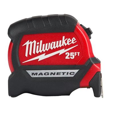 MLW48-22-0325 image(1) - Milwaukee Tool 25ft Compact Wide Blade Magnetic Tape Measure