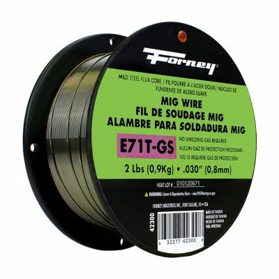 FOR42300 image(0) - E71T-GS Self, Steel Flux-Core Welding Wire, .030 in x 2 Pound