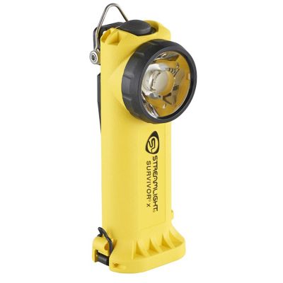 STL90960 image(0) - Streamlight Survivor X Safety-Rated Rechargeable Firefighter's Right Angle Light, Yellow