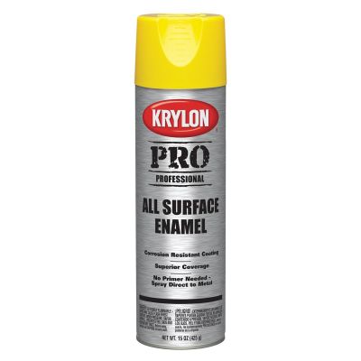 DUP5818 image(0) - Krylon Enamel Paint Yellow 15 oz.