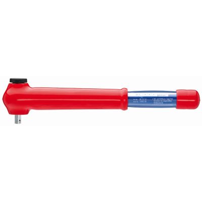 KNP983350 image(0) - KNIPEX REVERSIBLE TORQUE WRENCH-1,000V INSLTD-3/8IN DR