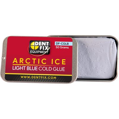DENDF-CGLB image(0) - Arctic Ice Light Blue Cold Glue DF-CGLB is great for quickly and safely moving large areas of metal. The Arctic Ice Cold Glue is recommended when maximum adhesion is desired, with an extra adhesion force around 20-30% compared to Mam