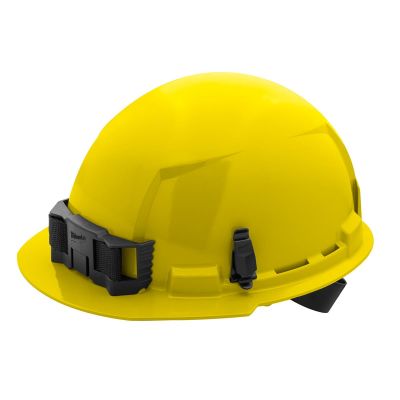 MLW48-73-1102 image(0) - Yellow Front Brim Hard Hat w/4pt Ratcheting Suspension - Type 1, Class E