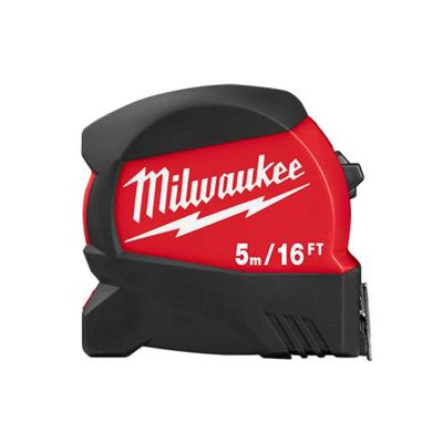 MLW48-22-0417 image(1) - Milwaukee Tool 5M/16FT Compact Wide Blade Tape Measure