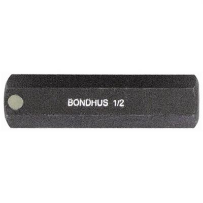 BND33216 image(0) - Bondhus Corp. Hex Bit 1/2", 2" Length