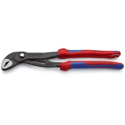 KNP8702300TBKA image(0) - KNIPEX COBRA WATER PUMP PLIERS - TETHERED ATTACHMENT
