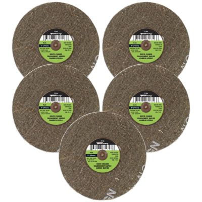 FOR71603 image(0) - Forney Industries Quick Change Sanding Disc, 36 Grit, 3 in (5-pack of Forney 71746)