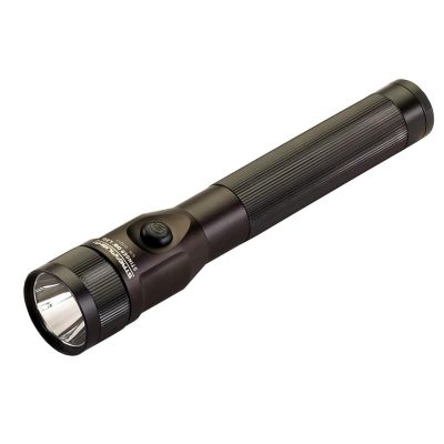 STL75866 image(0) - Streamlight Stinger DS LED Bright Rechargeable Flashlight with Dual Switches with  120V AC & 12V DC Smart Charger, black