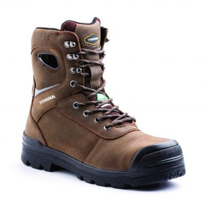 VFIR3004D8W image(0) - Workwear Outfitters Terra Pilot 8" Comp. Toe WP Work Boot, Size 8W