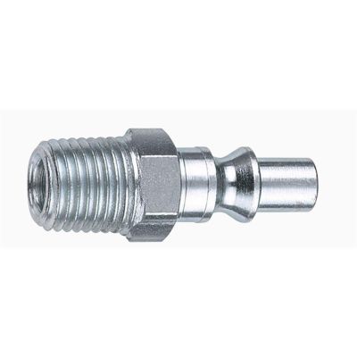 AMFCP37-10 image(0) - 1/4" Coupler Plug with 1/4" Male threads ARO Style- Pack of 10