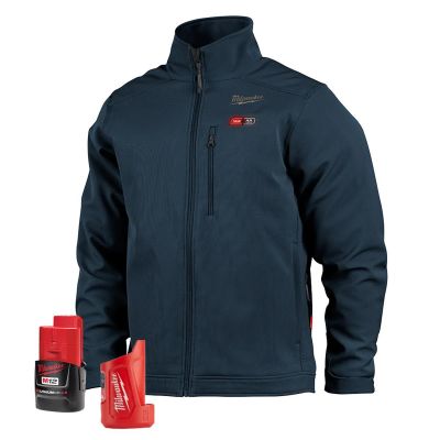 MLW204BL-213X image(0) - Milwaukee Tool M12 Heated TOUGHSHELL Navy Blue Jacket Kit, 3X