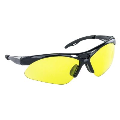 SAS540-0205 image(0) - Diamondback Safe Glasses w/ Black Frame and Yellow Lens