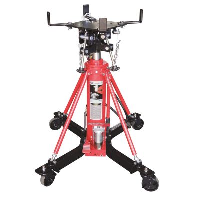 INT3102A image(0) - AFF - Transmission Jack - Hydraulic - Telescopic - Two Stage - 2,000 Lbs. Capacity - 37" Min H to 76" High H - Manual Foot Pedal / Air Assist - Double Pump Quick Lift
