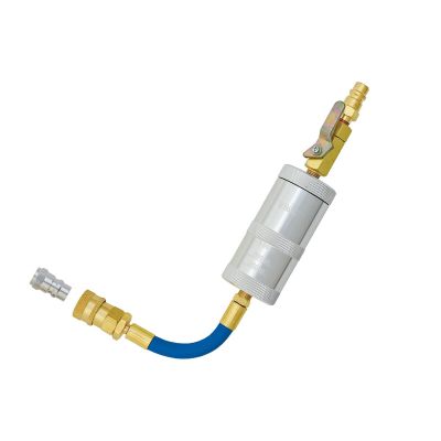 TRATP9883-BX image(0) - Tracer Products Universal, 2 oz (60 ml), Refillable A/C and Oil Fluid Injector w/ R-1234yf Hose, Coupler and Purge Fitting