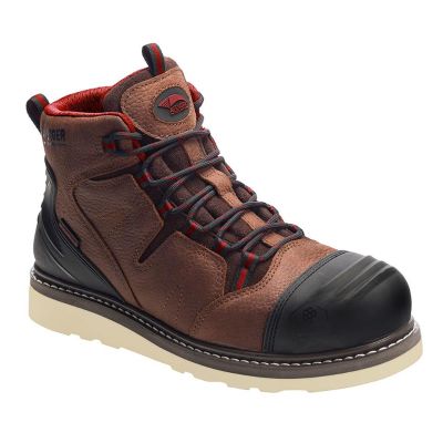 FSIA7506-6M image(0) - Avenger Work Boots Avenger Work Boots - Wedge Series - Men's Boots - Carbon Nano-Fiber Toe - IC|EH|SR - Brown/Black/Tan - Size: 6M