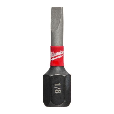 MLW48-32-4116 image(0) - Milwaukee Tool Shockwave Impact Slotted 1/8" Insert Bits (25PK)