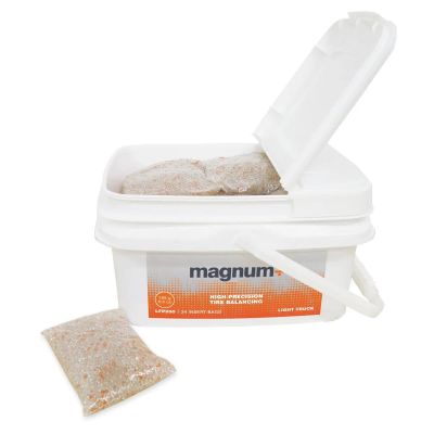 MRILFP200 image(0) - Martins Industries Magnum+ Tire Balancing Beads, 6.5oz /185g, Fleet Tub 24 Bags